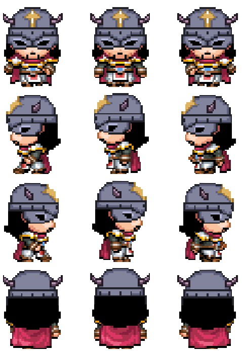 Pixel art pour le jeu